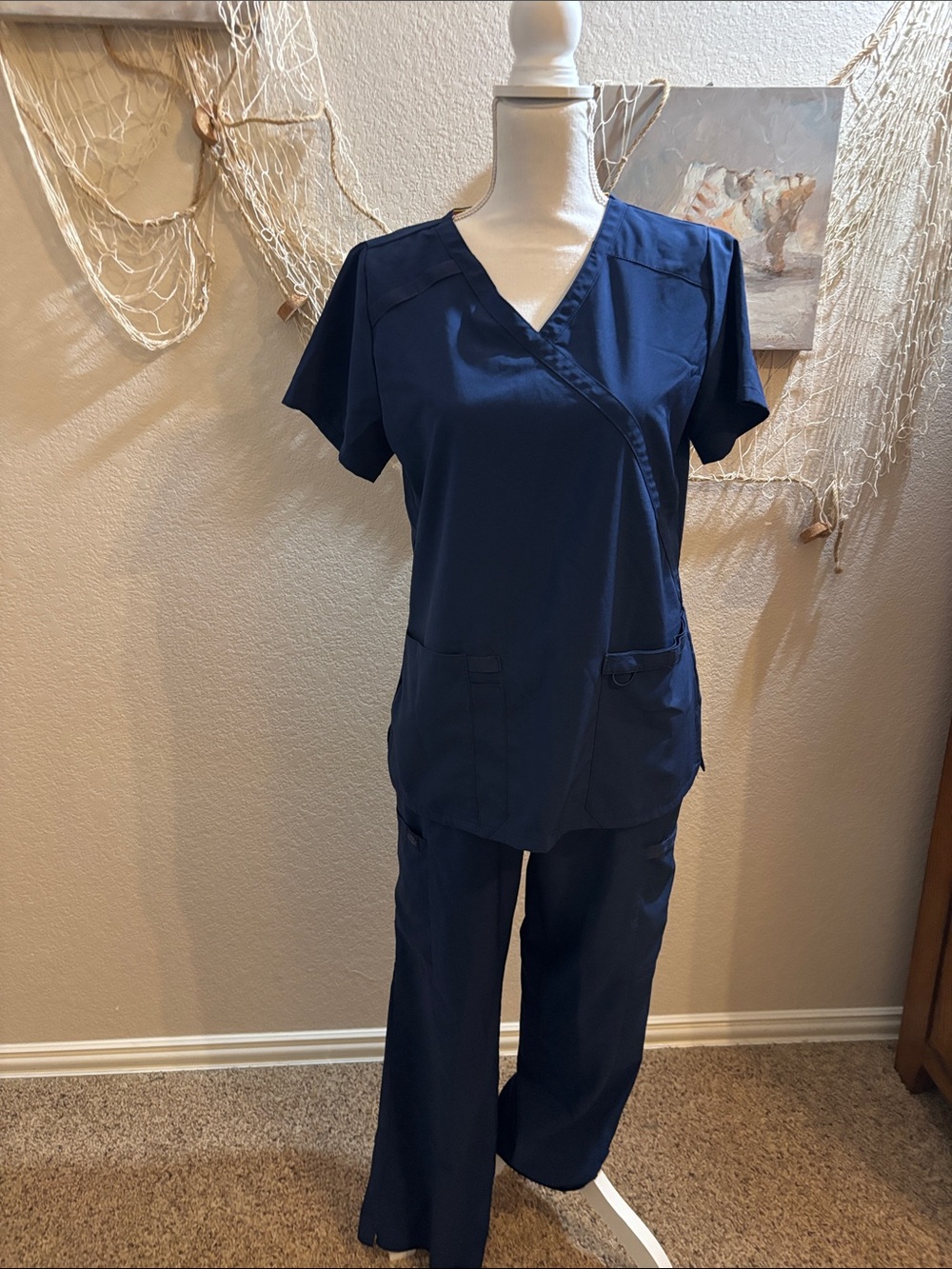 Dickies Navy Blue Women's Scrub Set